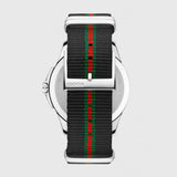 Gucci G Timeless Analog Quartz Black Dial Black NATO Strap Watch For Men - YA126321 Buy Now By Gucci