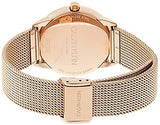 Calvin Klein Minimal Black Dial Rose Gold Mesh Bracelet Watch for Women - K3M2262Y Buy Now By Calvin Klein