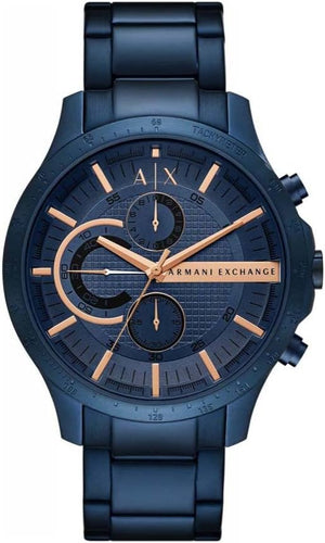 Armani Exchange Hampton Chronograph Blue Dial Blue Steel Strap Watch For Men - AX2430 Buy Now By Armani Exchange