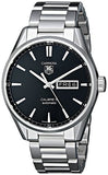 Tag Heuer Carrera Calibre 5 Automatic Black Dial Silver Steel Strap Watch for Men - WAR201A.BA0723 Buy Now By Tag Heuer