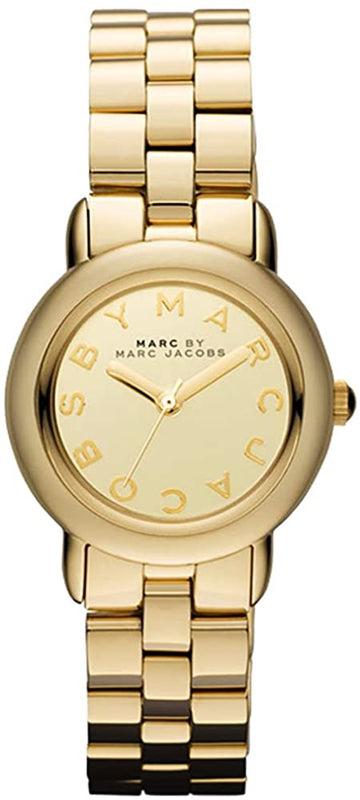 Marc Jacobs Marci Gold Dial Gold Steel Strap Watch for Women - MBM3174 Buy Now By Marc Jacobs