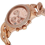 Michael Kors Runway Rose Gold Dial Rose Gold Steel Strap Watch for Women - MK3247 Buy Now By Michael Kors