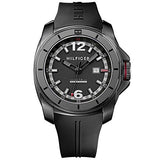 Tommy Hilfiger Windsurf Black Dial Black Rubber Strap Watch for Men- 1791114 Buy Now By Tommy Hilfiger