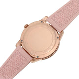 Michael Kors Runway Three Hand Crystal Pave Dial Pink Rubber Strap Watch For Women - MK6854 Buy Now By Michael Kors