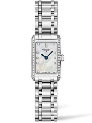 Longines Dolcevita Diamonds Mother of Pearl Dial Silver Steel Strap Watch for Women - L5.258.0.87.6 Buy Now By Longines