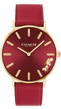 Coach Perry Red Dial Red Leather Strap Watch for Women - 14503852 Buy Now By Coach