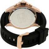 Tommy Hilfiger Sport Multifunction Black Dial Black Rubber Strap Watch for Men - 1791145 Buy Now By Tommy Hilfiger