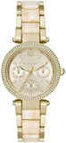 Michael Kors Parker Analog Gold Dial Gold Steel Strap Watch For Women - MK6833 Buy Now By Michael Kors