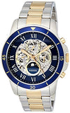 Fossil Grant Sport Automatic Skeleton Blue Dial Two Tone Steel Strap Watch for Men - ME3141 Buy Now By Fossil