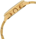 Guess Mini Sunrise Quartz Analog Orange Dial Gold Steel Strap Watch For Women - W0448L7 Buy Now By Guess