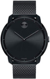 Movado Bold Black Dial Black Mesh Bracelet Watch For Men - 3600261 Buy Now By Movado