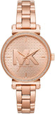 Michael Kors Sofie Quartz Rose Gold Dial Rose Gold Steel Strap Watch For Women - MK4335 Buy Now By Michael Kors