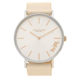 Coach Perry White Dial White Leather Strap Watch for Women - 14503117 Buy Now By Coach