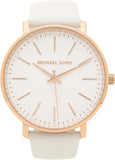 Michael Kors Pyper Quartz White Dial White Leather Strap Watch For Women - MK2800 Buy Now By Michael Kors