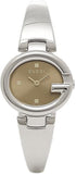 Gucci Guccissima Quartz Diamonds Brown Dial Silver Steel Strap Watch For Women - YA134503 Buy Now By Gucci