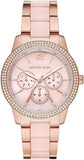 Michael Kors Tibby Chronograph Rose Gold Dial Two Tone Steel Strap Watch For Women - MK6828 Buy Now By Michael Kors