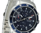 Tommy Hilfiger Jimmy Chronograph Quartz Blue Dial Silver Steel Strap Watch For Men - 1791949 Buy Now By Tommy Hilfiger