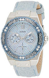 Guess Limelight Quartz Blue Dial Blue Leather Strap Watch For Men - W0775l1 Buy Now By Guess