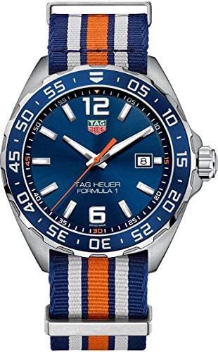 Tag Heuer Formula 1 Quartz Chronograph Blue Dial Two Tone NATO Strap Watch for Men - CAZ1010.FC8196 Buy Now By Tag Heuer