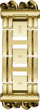 Guess Mod Heavy Metal Gold Dial Gold Steel Strap Watch For Women - W1117L2 Buy Now By Guess