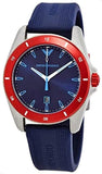 Emporio Armani Sigma Quartz Blue Dial Blue Silicone Strap Watch For Men - AR11217 Buy Now By Emporio Armani