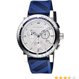 Burberry City Sport Chronograph White Dial Blue Rubber Strap Watch For Men - BU9808 Buy Now By Burberry