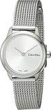 Calvin Klein Minimal White Dial Silver Mesh Bracelet Watch for Women - K3M231Y6 Buy Now By Calvin Klein