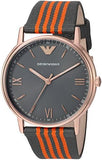Emporio Armani Kappa Quartz Grey Dial Two Tone Nylon Strap Watch For Men - AR11014 Buy Now By Emporio Armani