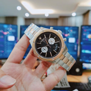 Maserati Circuito Chronograph Black Dial Two Tone Steel Strap Watch For Men - R8873627004 Buy Now By Maserati