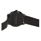 Calvin Klein Minimal Black Dial Black Mesh Bracelet Watch for Women - K3M22421 Buy Now By Calvin Klein