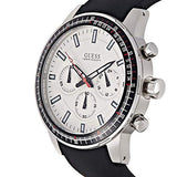 Guess Fuel Multifunction White Dial Black Rubber Strap Watch for Men - W0802G1 Buy Now By Guess