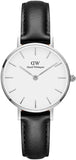 Daniel Wellington Classic Petite Sheffield White Dial Black Leather Strap Watch For Women - DW00100186 Buy Now By Daniel Wellington