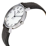 Tissot Everytime Desire Medium White Dial Black Leather Strap Watch For Men - T109.410.16.032.00 Buy Now By Tissot
