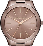 Michael Kors Runway Quartz Brown Dial Brown Steel Strap Watch For Women - MK3418 Buy Now By Michael Kors