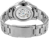 Fossil FB-01 Automatic Skeleton Black Dial Silver Steel Strap Watch for Men - ME3190 Buy Now By Fossil