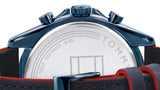 Tommy Hilfiger Parker Chronograph Quartz Blue Dial Blue Leather Strap Watch For Men - 1791839 Buy Now By Tommy Hilfiger