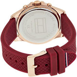 Tommy Hilfiger Haven Quartz White Dial Red Rubber Strap Watch For Women - 1782200 Buy Now By Tommy Hilfiger