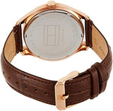 Tommy Hilfiger Oliver Chronograph White Dial Brown Leather Strap Watch for Men - 1791306 Buy Now By Tommy Hilfiger