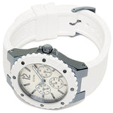 Guess Overdrive Chronograph White Dial White Rubber Strap Watch for Women - W0149L6 Buy Now By Guess
