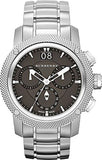 Burberry Utilitarian Chronograph Black Dial Silver Steel Strap Watch For Men - BU9800 Buy Now By Burberry
