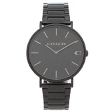 Coach Charles Black Dial Black Steel Strap Watch for Men - 14602431 Buy Now By Coach
