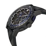 Burberry The City Chronograph Black Dial Black Rubber Strap Watch For Men - BU9806 Buy Now By Burberry