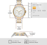 Michael Kors Pilot Multifunction Chronograph White Dial Two Tone Steel Strap Watch for Men - MK9126 Buy Now By Michael Kors