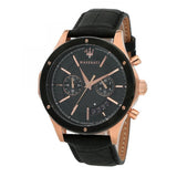 Maserati Circuito Black Dial Black Leather Strap Watch For Men - R8871627001 Buy Now By Maserati