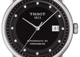 Tissot T Classic Luxury Powermatic 80 Black Dial Silver Steel Strap Watch For Men - T086.408.11.056.00 Buy Now By Tissot