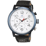 Tommy Hilfiger Jake Multi Function Quartz White Dial Black Leather Strap Watch for Men - 1791235 Buy Now By Tommy Hilfiger