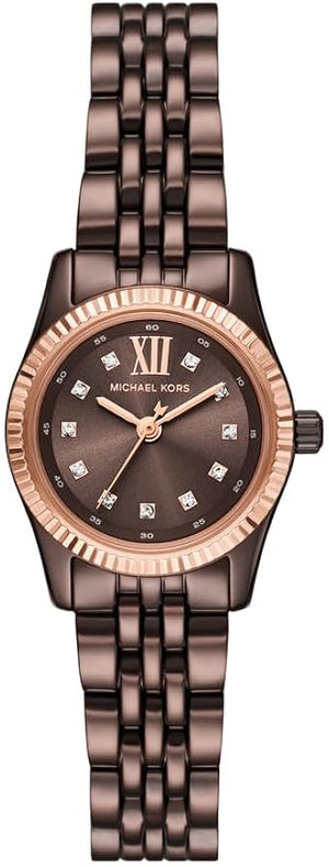 Michael Kors Lexington Three-Hand Brown Dial Brown Steel Strap Watch for Women - MK4844 Buy Now By Michael Kors
