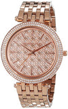 Michael Kors Darci Rose Gold Dial Steel Strap Watch for Women - MK3399 Buy Now By Michael Kors