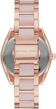 Michael Kors Janelle Three Hand Rose Gold Dial Two Tone Steel Strap Watch For Women - MK7089 Buy Now By Michael Kors