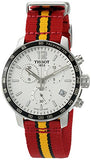 Tissot Quickster Chronograph NBA Miami Heat Edition White Dial Two Tone NATO Strap Watch for Men - T095.417.17.037.08 Buy Now By Tissot